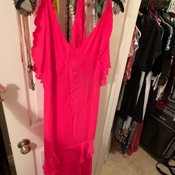 Frill cold shoulder maxi dress NEW - Picture 5 of 8